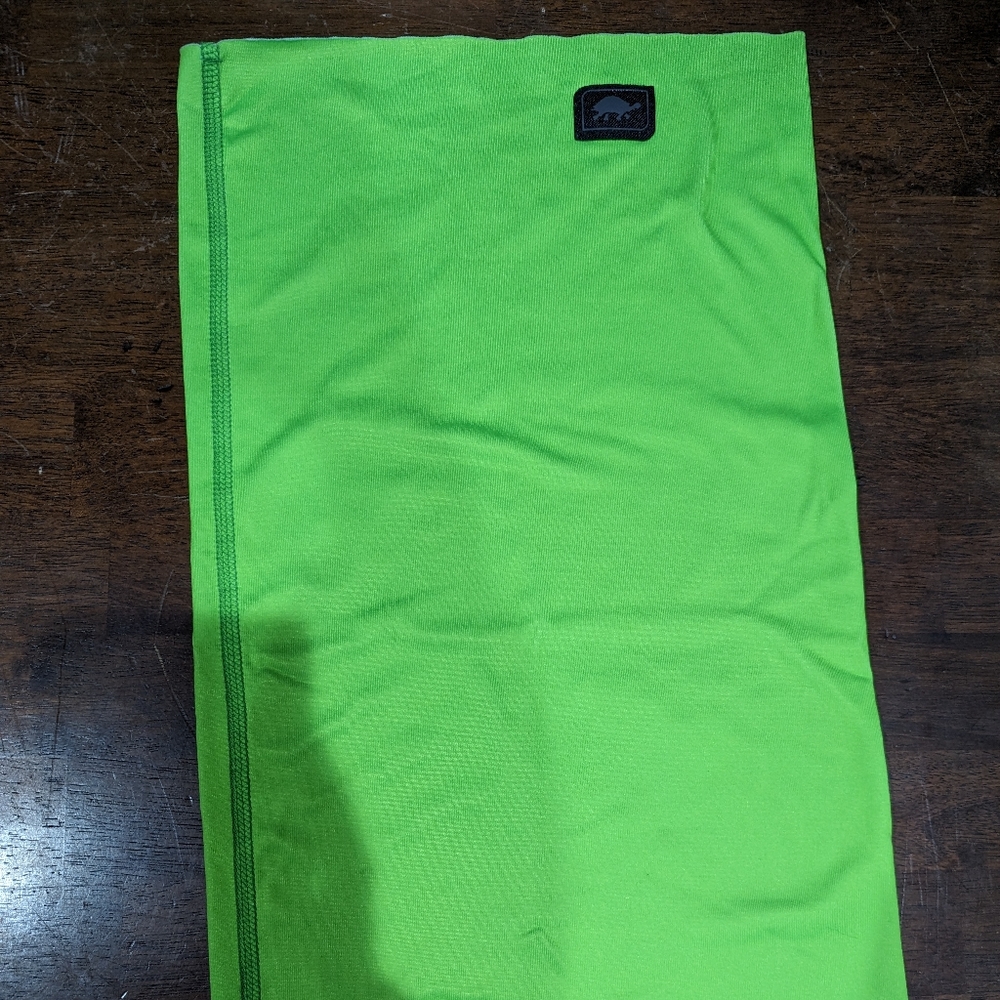Turtle Fur Lime Green Neck Gaiter